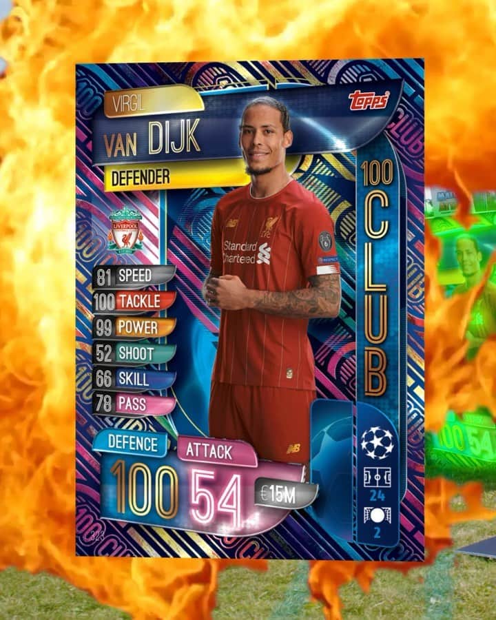 F2Freestylersのインスタグラム：「WHO WOULD YOU PICK FOR YOUR TEAM... RAMOS OR VAN DIJK??? 🔗 FULL VIDEO LINK IN BIO 🔗 . #CollectSwapPlay with the biggest stars in football with the 2019/20 Match Attax collection, the OFFICIAL Trading Card Game of the UEFA Champions League and UEFA Europa League! . Make sure you check out @toppsmatchattax_ for more incredible content, including their video with the GOAT, Lionel Messi! #Ramos #VanDijk」