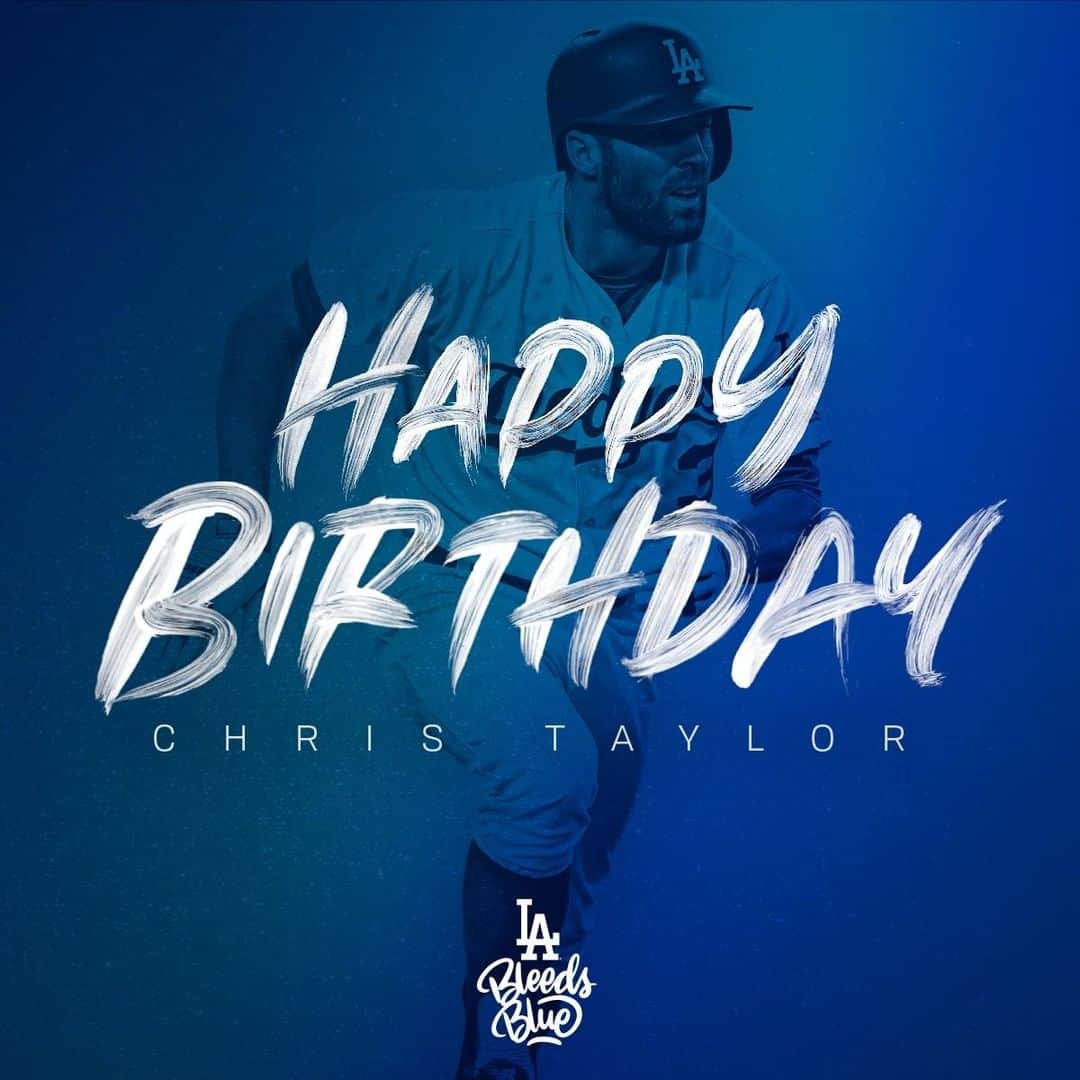 Los Angeles Dodgersさんのインスタグラム写真 - (Los Angeles DodgersInstagram)「Happy birthday, @ctaylor_3!」8月30日 1時30分 - dodgers