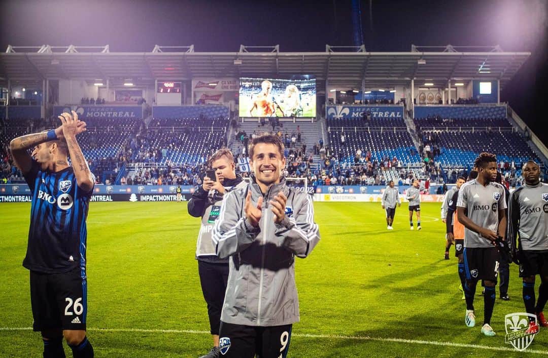 ボージャン・クルキッチのインスタグラム：「Feels nice to get such an important victory on your birthday. Let's keep it up, guys!! 😜🎂💪🏻 Thank you all for your messages yesterday!! #IMFC #AllezMTL #birthday」