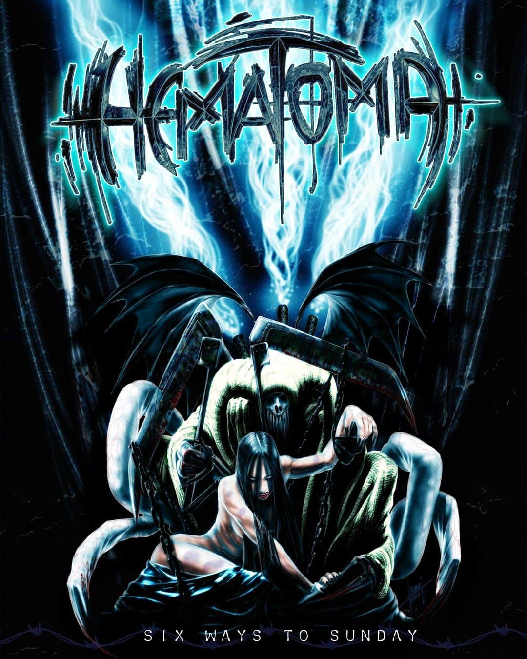 オルタモントのインスタグラム：「#TBT ‘Hematoma Graphic’ by @megadeth artist John Lorenzi 😈 // What are your fav past graphics? // #CFADC」