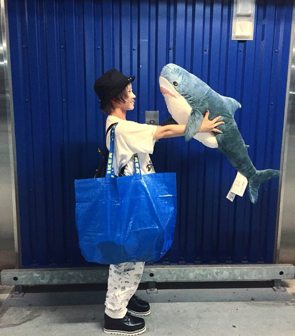 胡桃そらさんのインスタグラム写真 - (胡桃そらInstagram)「🦈🦈🦈🦈🦈🦈🦈🦈🦈 #🦈 #サメ #イケヤ #IKEA #新生活 #お買い物」8月30日 17時11分 - sora__kurumi