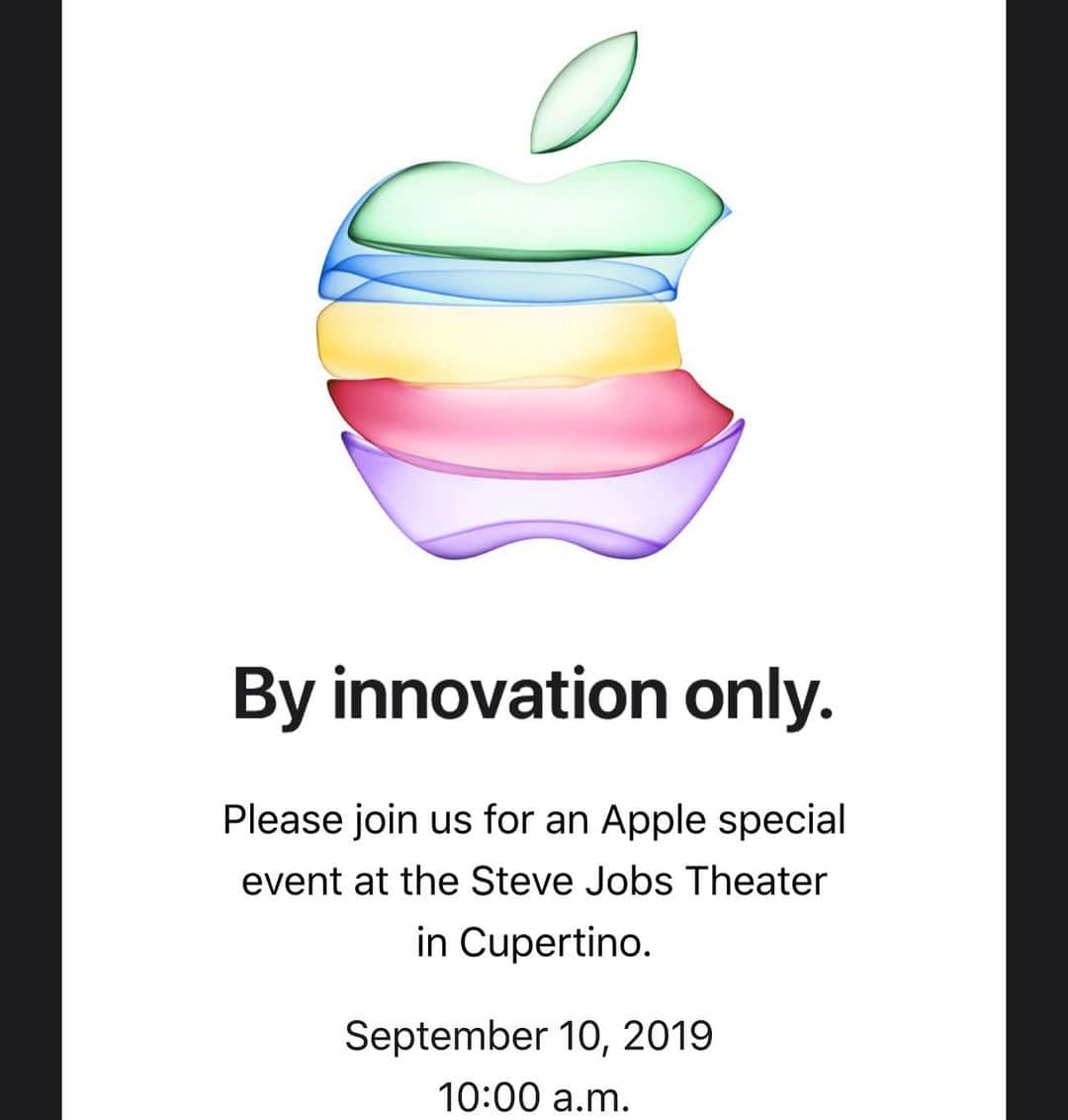 松村太郎のインスタグラム：「#Apple’s #iPhone event “By Innovation Only” at 10am PDT, Sept 10. #AppleEvent #ApplePark #SteveJobsTheater #ByInnovationOnly」