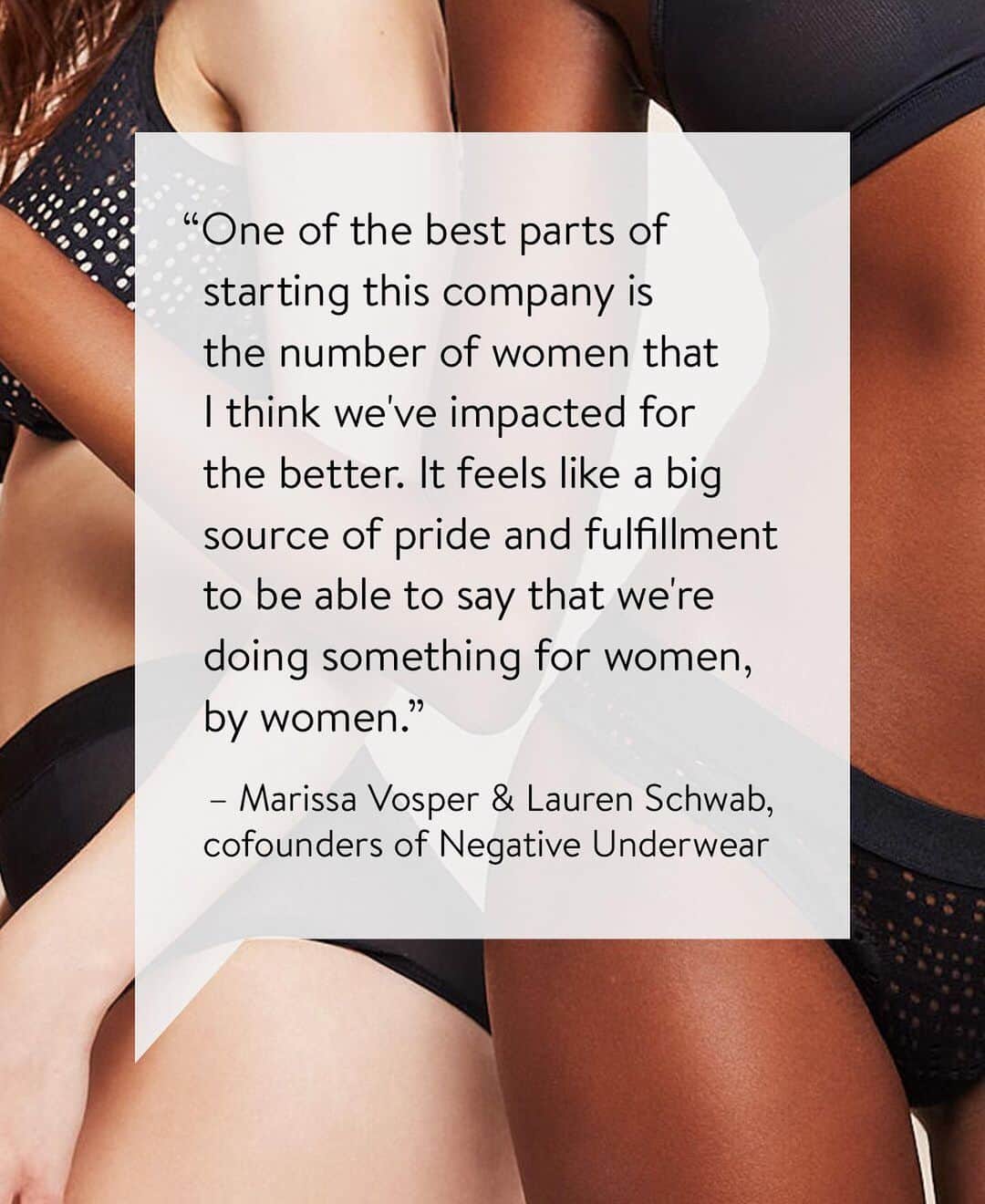 Nordstromさんのインスタグラム写真 - (NordstromInstagram)「We talked all things bare essentials, women-owned businesses, and the life-changing decision to bid corporate life adieu with the founders of minimalist lingerie line @negativeunderwear. Get to know the brand and the inspiring ladies behind it at the link in bio. [Swipe for their answer]」8月30日 9時58分 - nordstrom