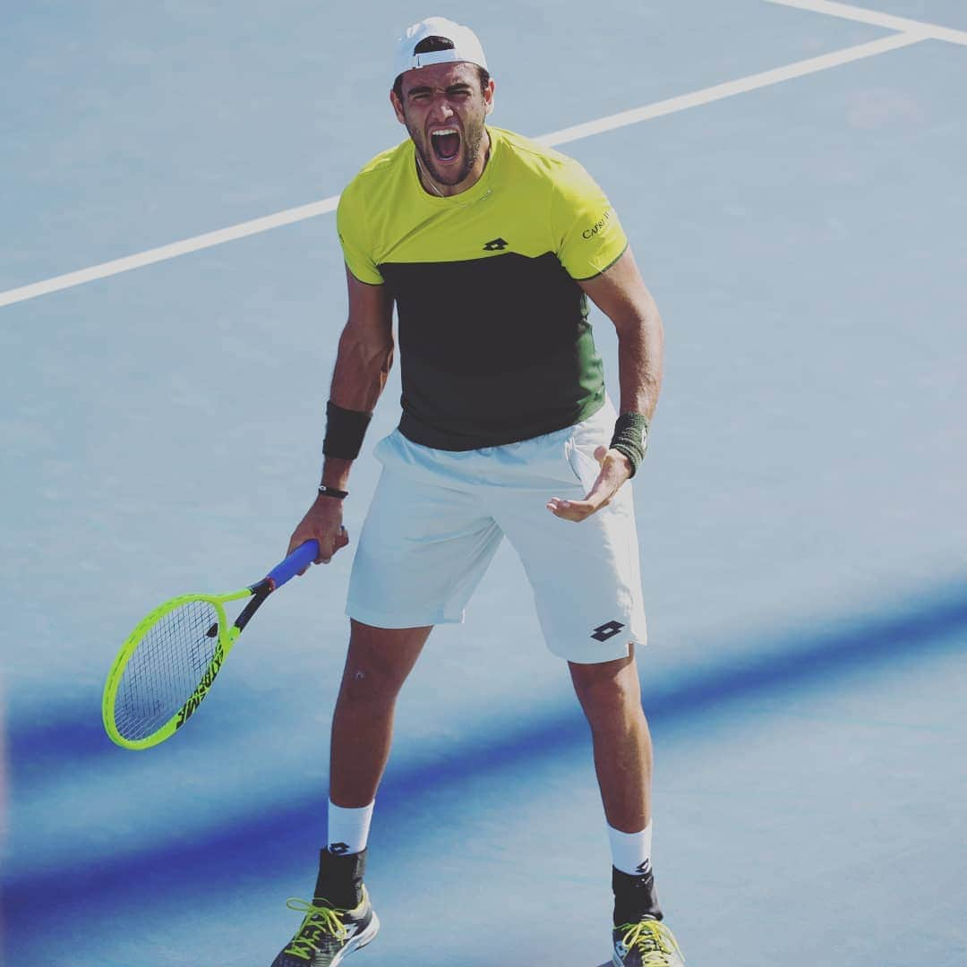 マッテオ・ベレッティーニさんのインスタグラム写真 - (マッテオ・ベレッティーニInstagram)「🗣️ Into the 3rd round! - @usopen - 📷 @aratayamaoka  #vinz🕶️#mammdorcamine#bigteam#brilla#questoé#🔨」8月30日 10時38分 - matberrettini