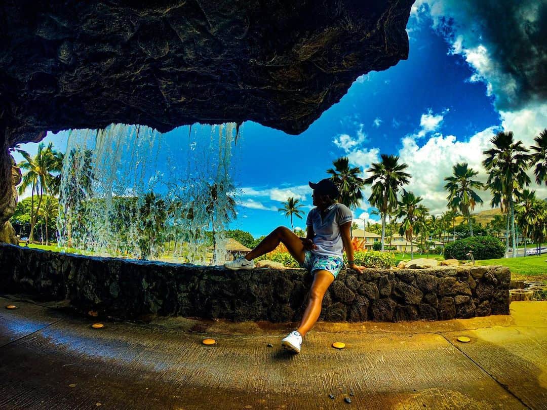 成田美寿々さんのインスタグラム写真 - (成田美寿々Instagram)「ゴルフ楽しっ🏌️‍♀️🏌️‍♀️🏌️‍♀️🏌️‍♀️ #goproのある生活  #gopro7  #goproの色味強すぎ  #hawaii #趣味photo」8月30日 11時04分 - misuzunarita
