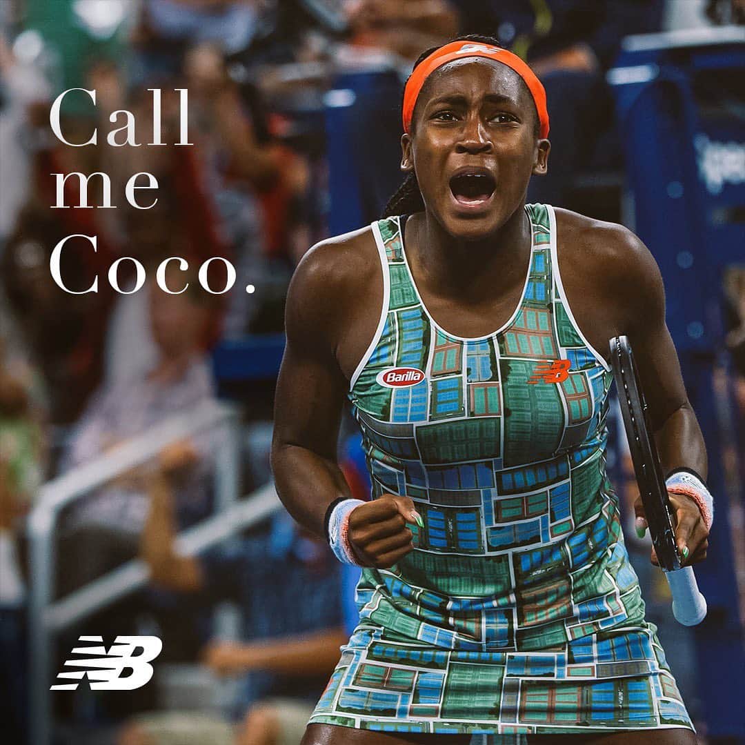 newbalanceさんのインスタグラム写真 - (newbalanceInstagram)「At her best when the lights shine and the crowd roars. See you in round 3, @cocogauff. #CallMeCoco」8月30日 11時24分 - newbalance