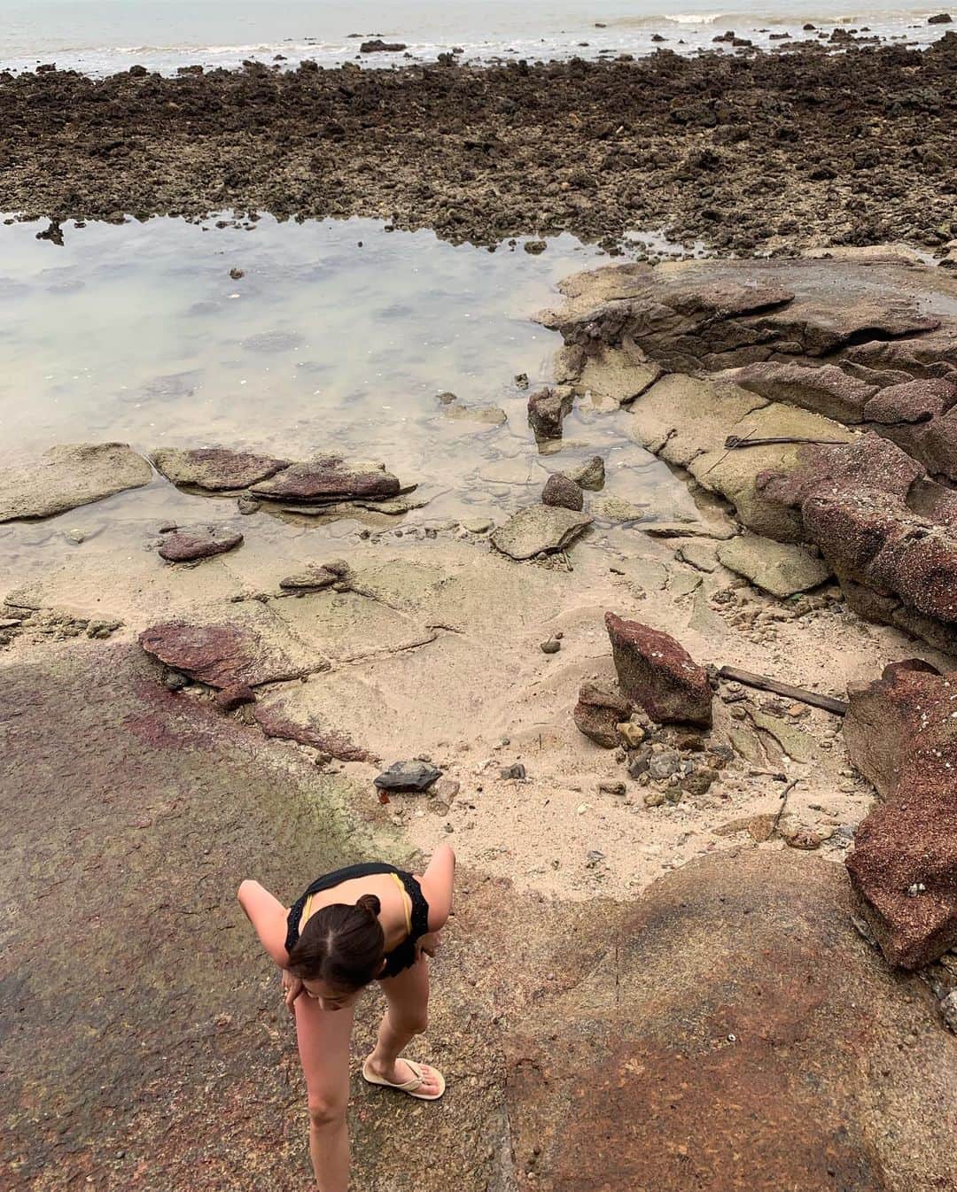 ダソム さんのインスタグラム写真 - (ダソム Instagram)「게랑 고둥 엄청 많다🦀 바다 너무 좋아」8月30日 11時47分 - som0506