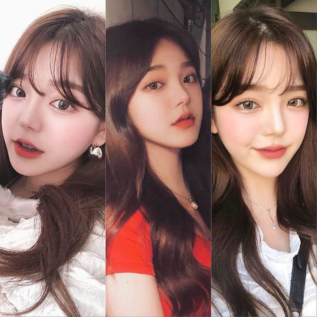 原涼香のインスタグラム：「⚠️前髪伸ばし中の方必見🇰🇷💗 유빈(ユビン)ちゃんみたいな【 2WAYバング 】 下ろしたいけど、上げもしたい！ そんな願いを叶えてくれる前髪❤︎ ㅤㅤㅤㅤㅤㅤㅤㅤㅤㅤㅤㅤㅤ スタイリング方法もお店にて きちんと伝授します✂️💕 ㅤㅤㅤㅤㅤㅤㅤㅤㅤㅤㅤㅤㅤ 是非いらしてください( ◠‿◠ ) ㅤㅤㅤㅤㅤㅤㅤㅤㅤㅤㅤㅤㅤ」
