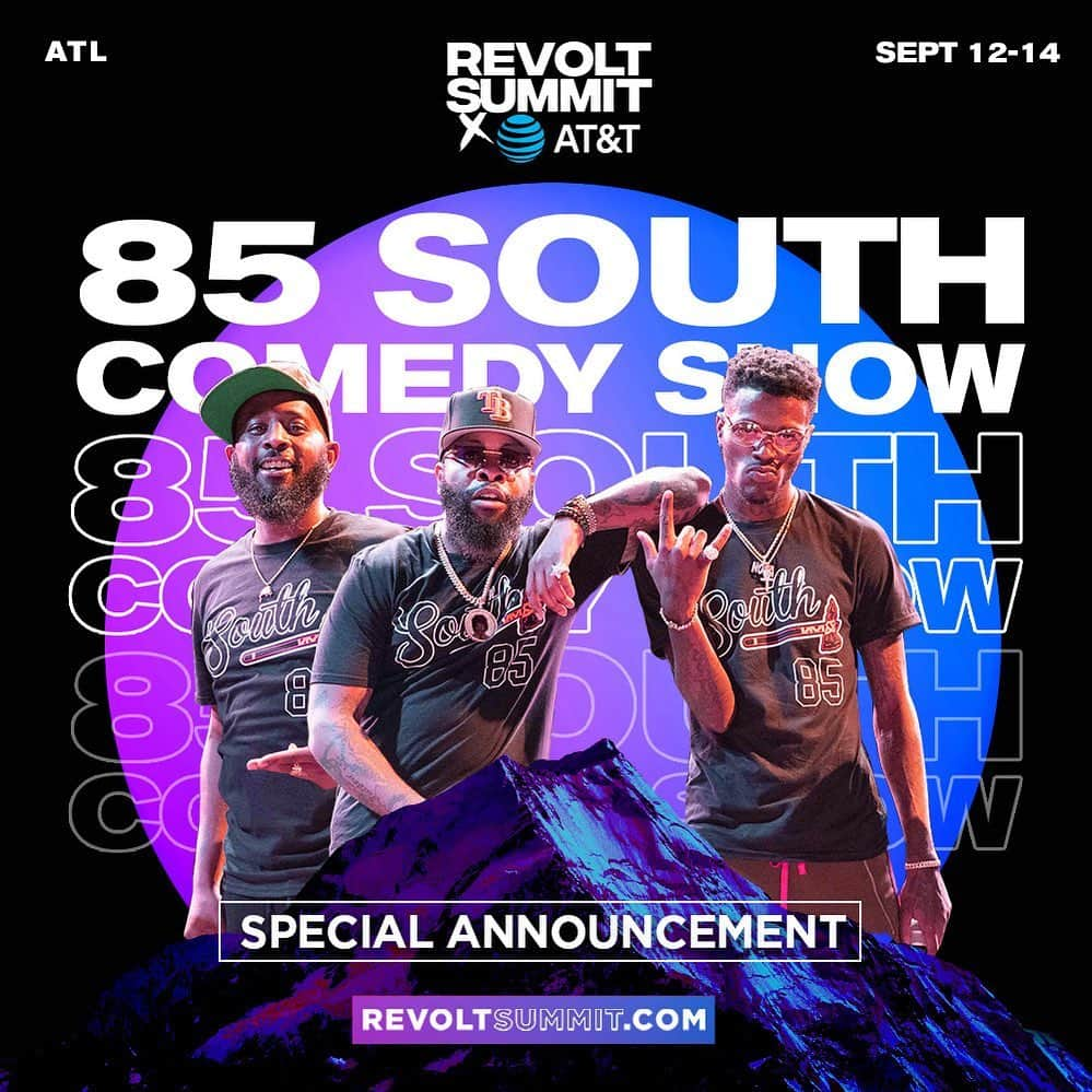 ディディさんのインスタグラム写真 - (ディディInstagram)「SPECIAL ANNOUNCEMENT!!! The Coldest Comedy Show in the WORLD is coming to the ATLANTA #REVOLTSUMMIT!!!!!!!!!!!! Grab your tickets at REVOLTSUMMIT.COM @85southshow @dcyoungfly @karlousm @chicobean @revolttv @att #dreaminblack」8月31日 1時19分 - diddy