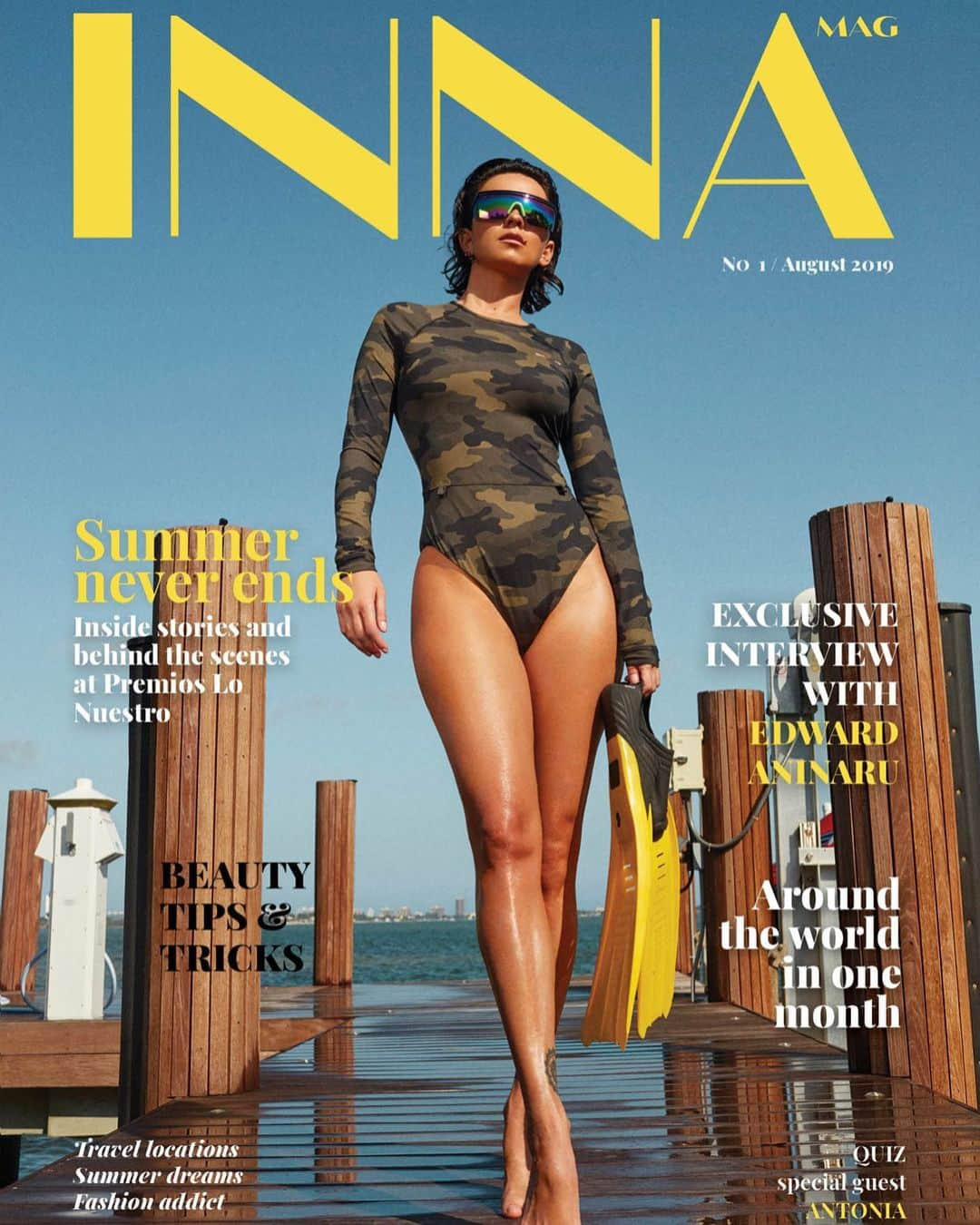 インナさんのインスタグラム写真 - (インナInstagram)「YESSSS ! It’s OUT ... INNA Mag. My new baby project ... HOPE you ENJOY it! CHECK IT OUT on www.innaofficial.com or LINK in BIO @innamag #InnaMag」8月31日 1時28分 - inna