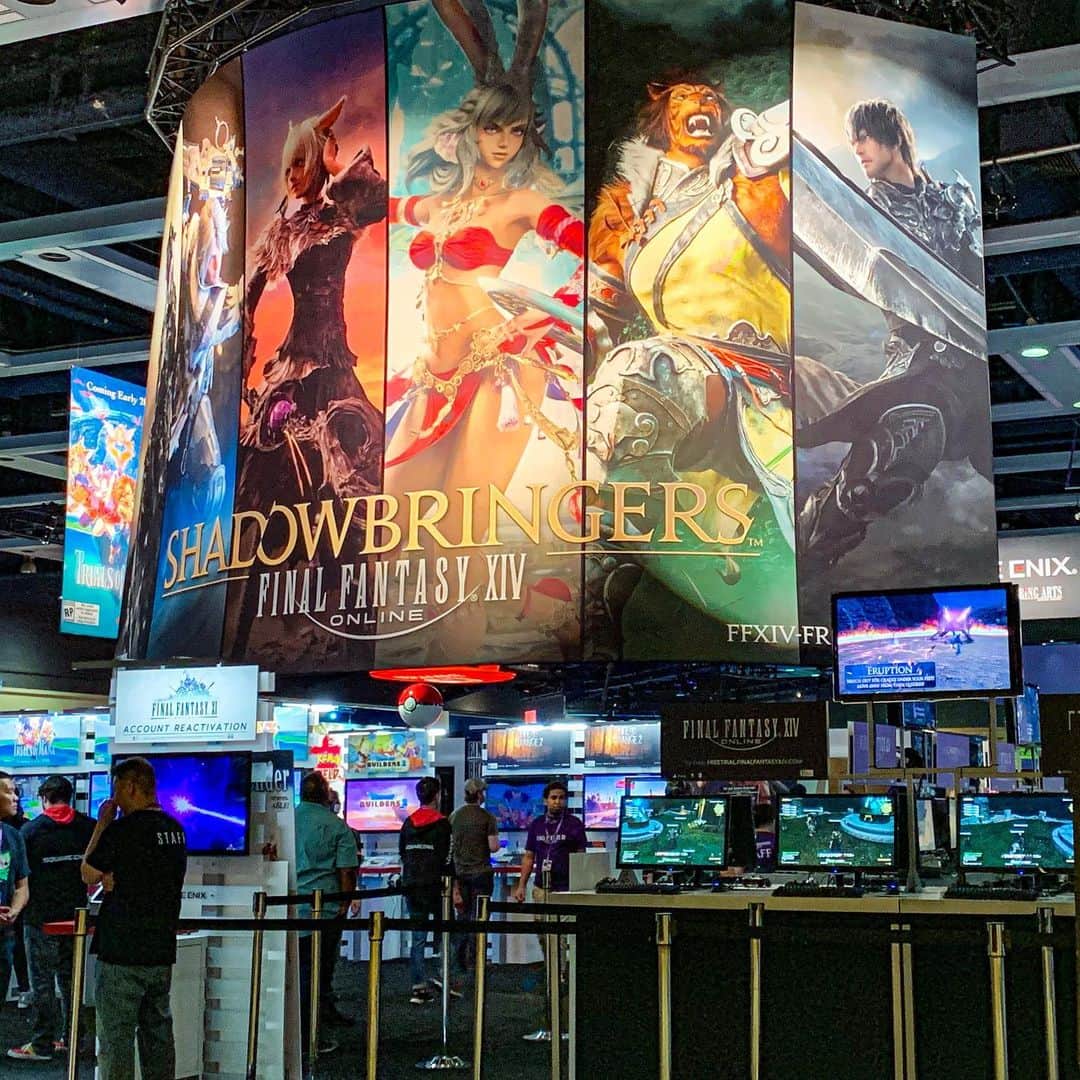 FINAL FANTASY XIVさんのインスタグラム写真 - (FINAL FANTASY XIVInstagram)「#PAXWest has officially begun! . . . Stop by the #FFXIV #ff14 booth for a free t-shirt from the Titania Battle Challenge or a free Starter Edition code from our New Player Experience! 🎮」8月31日 2時00分 - ffxiv