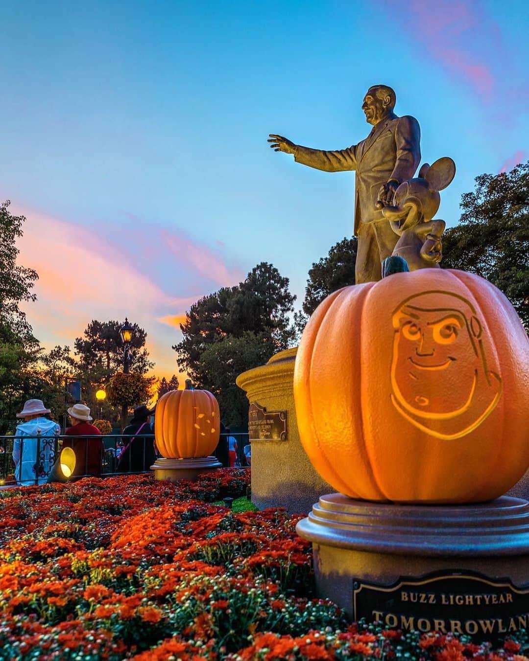 ディズニーランドさんのインスタグラム写真 - (ディズニーランドInstagram)「🧡 this photo if you're excited for #HalloweenTime to start next week! 🎃 #Disneyland (📷 @disneyland_over_everything)」8月31日 2時02分 - disneyland