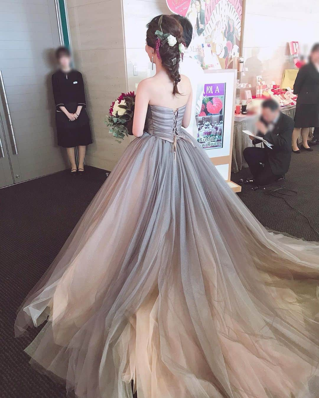 北川莉子さんのインスタグラム写真 - (北川莉子Instagram)「💒👰 . カラードレス💐✨ . #KKRホテル金沢#ビッグブライダルフェア #模擬挙式#模擬披露宴 #お色直し#カラードレス #新婦モデル#北川莉子」8月30日 17時40分 - rico_kitagawa