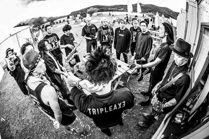 MAH さんのインスタグラム写真 - (MAH Instagram)「TRIPLE AXE TAKEOVER at SWEET LOVE SHOWER 2019.  #SiM #coldrain #HEYSMITH #TAT2019  #ラブシャ #ウラブシャ  Photo @hayachinphoto」8月30日 18時15分 - mahfromsim