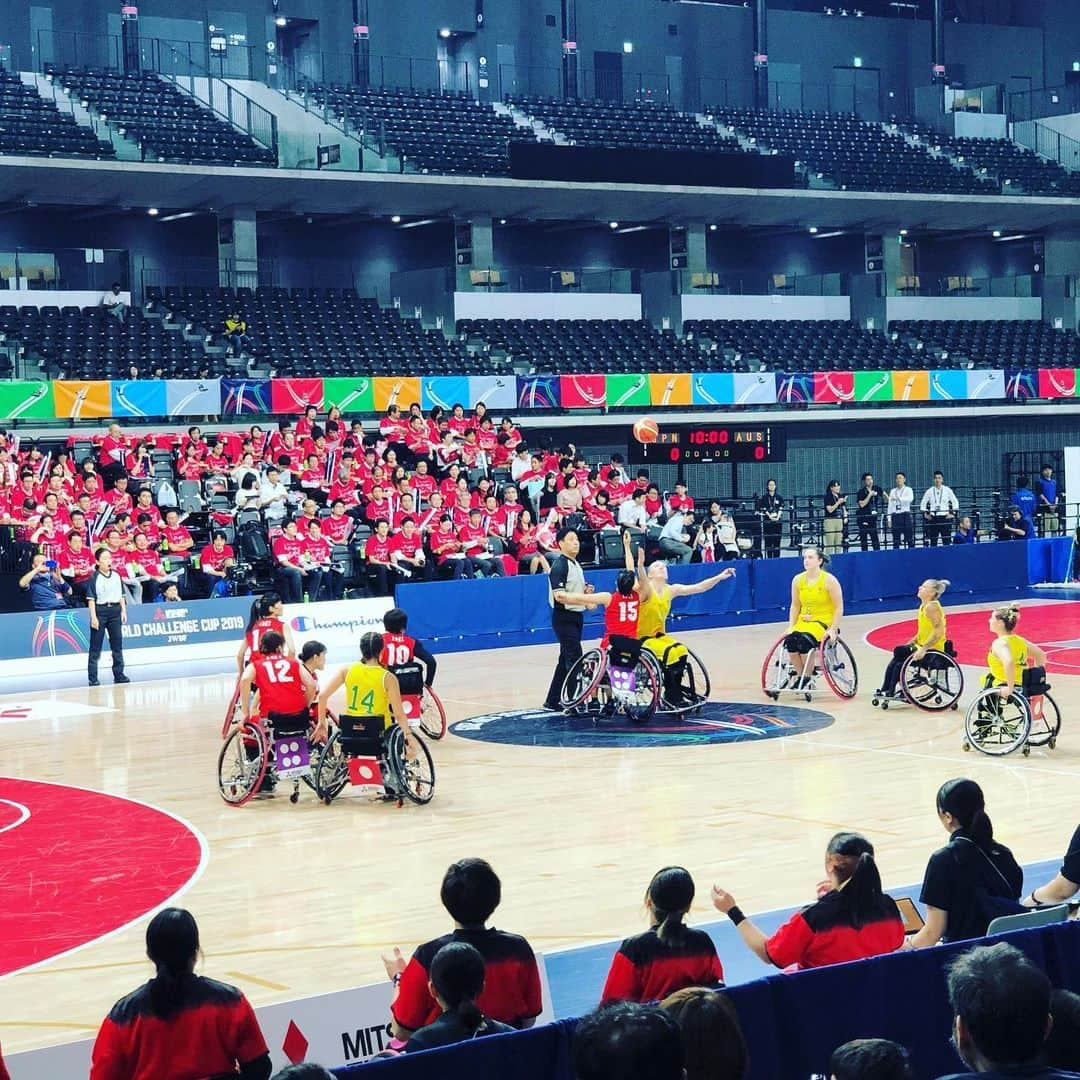 藤田琢己さんのインスタグラム写真 - (藤田琢己Instagram)「車いすバスケを見に来ました。 国際試合の緊張感！」8月30日 19時04分 - takumifujita1