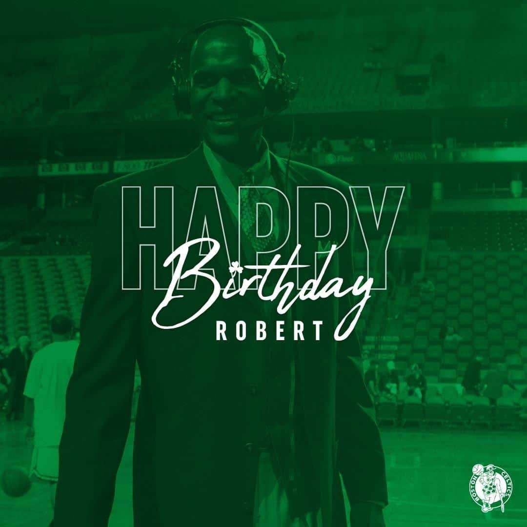 ボストン・セルティックスさんのインスタグラム写真 - (ボストン・セルティックスInstagram)「Happy Birthday #Celtics Legend Robert Parish 🎉☘ 0️⃣0️⃣」8月30日 21時00分 - celtics