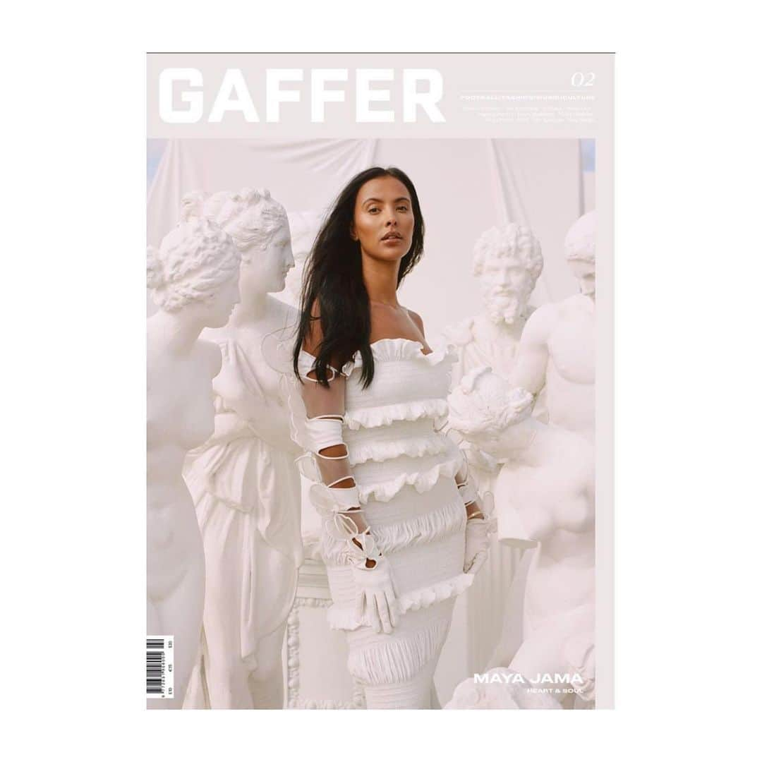 エミリオ デ ラ モレナさんのインスタグラム写真 - (エミリオ デ ラ モレナInstagram)「@mayajama in our Silk Shirring Dress looking stunning for the cover of @gaffer 🕊 #mayajama #emiliogirls」8月31日 2時35分 - emiliodelamorena