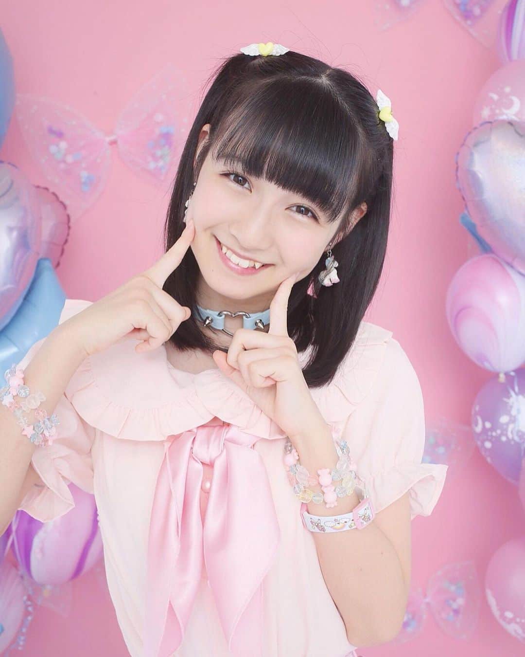 今村麻莉愛のインスタグラム：「. 💓💓💓 ･ #ロリータ  #生写真 #オフショット  #hkt48  #今村麻莉愛」