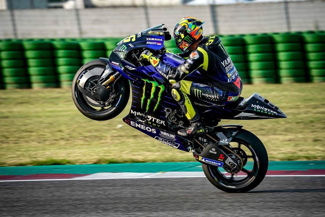 バレンティーノ・ロッシのインスタグラム：「Misano World Circuit MotoGP test day 1 📸 @falex79」