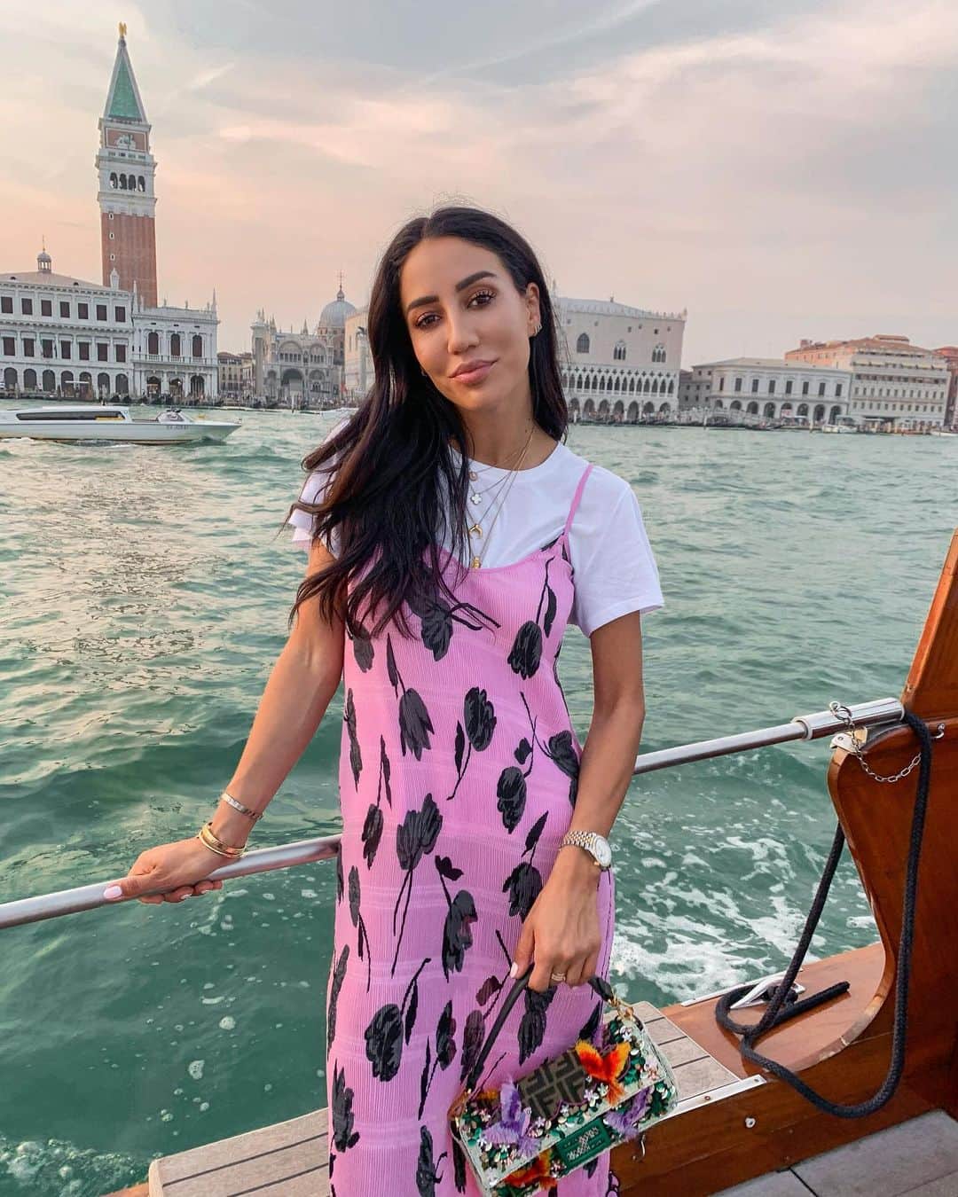 Tamara Kalinicさんのインスタグラム写真 - (Tamara KalinicInstagram)「Arrived in Venice for my favourite event of the year. Favourite @ganni dress and my third time attending Venice Film Festival will take place tonight #venice」8月30日 21時27分 - tamara