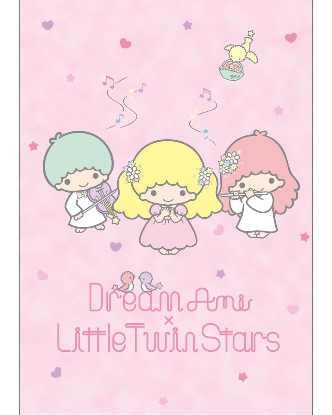 Ami さんのインスタグラム写真 - (Ami Instagram)「なんと！！！！！！！﻿ サンリオキャラクター﻿ 「Little Twin Stars」のキキララちゃんとコラボさせていただくことになりました🌟💕﻿ 大好きなキキララちゃんとコラボさせてもらえるなんて、夢みたいでとっても嬉しいです‼︎‼︎‼︎﻿ ﻿ 「Dream Ami × Little Twin Stars」コラボレーションプロジェクト﻿ 10月中旬頃にスタートします♡﻿ ﻿ Dream AmiがLittle Twin Starsのキキとララの世界に入りさまざまな活動を行なっていく予定です💫﻿ 今後は、コラボグッズの販売やイベントなどを予定しているので、皆さん是非楽しみにしていてください❣️❣️﻿ ﻿ #LitlleTwinStars #キキララ #あみちゃん人形 #Thankyoufor @aya_dream04 ﻿」8月30日 21時40分 - ami_dream05