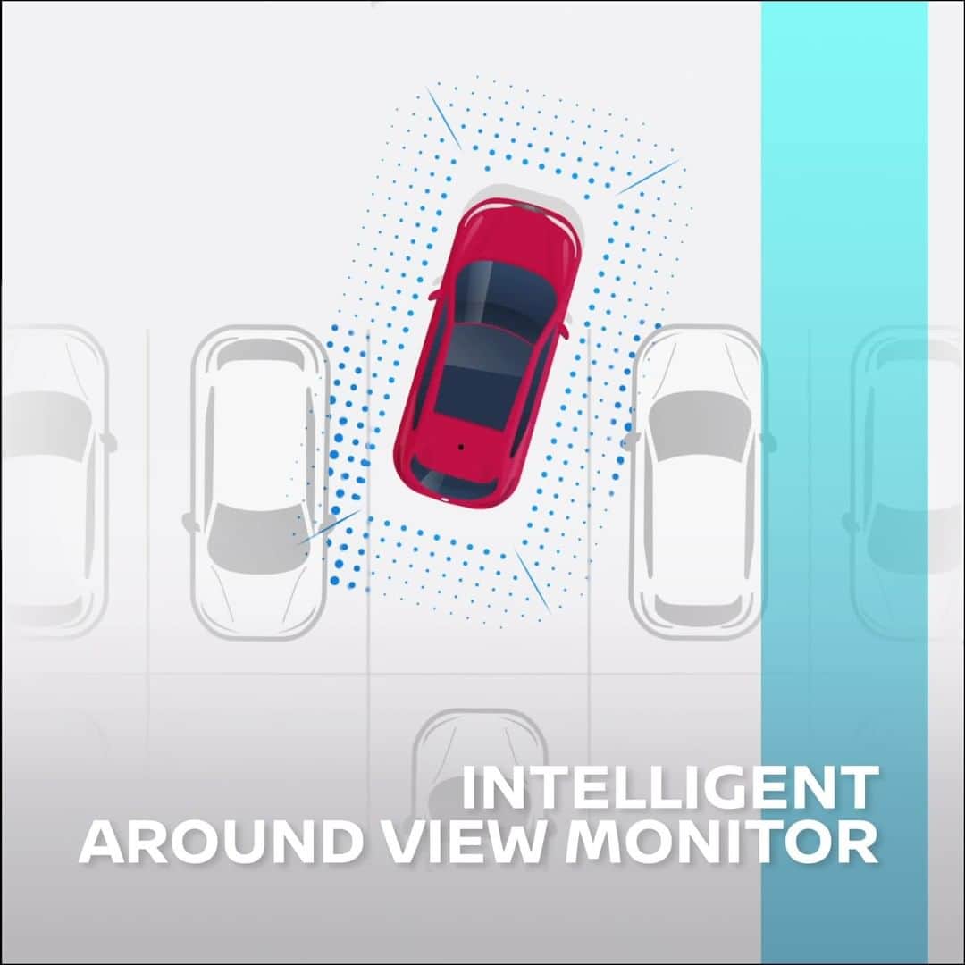 のインスタグラム：「We're enhancing your vision with a full 360 degree view, giving you eyes on all sides using Intelligent Around View Monitor technology. #FutureFriday #Nissan #IntelligentMobility」