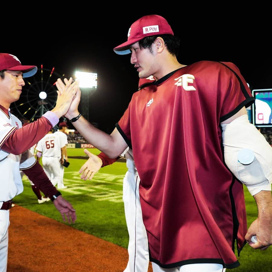 東北楽天ゴールデンイーグルスさんのインスタグラム写真 - (東北楽天ゴールデンイーグルスInstagram)「⚾️ ⚾️E 7-2 F⚾️ 投打が噛み合って大事なカード初戦をモノにした👍🏼 フェルナンド選手が3点タイムリー2ベースを含む 4打点の大活躍で試合を決めた‼️ 先発の弓削選手は6回2失点の粘投で3勝目✨ 2安打2得点で先発起用に応えたのは下水流選手👏🏼 #rakuteneagles #RESTART #日本一の東北へ #夏スタ #フェルナンド #弓削隼人 #下水流昂  #ブラッシュ」8月30日 22時20分 - rakuten_eagles