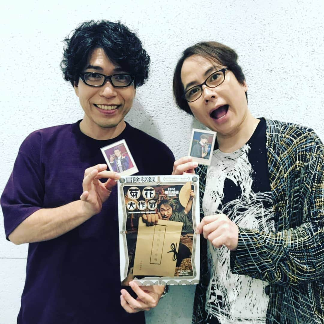 置鮎龍太郎さんのインスタグラム写真 - (置鮎龍太郎Instagram)「そして、遅くなりましたが、 『We love テニプリチャンネル』第1回、 ご視聴いただいた皆さま 有り難うございました(^^ゞ  井阪くんには、『あなたの番です』見てます～♪と伝えておきました(笑)  #テニチャ #テニプリ #金子誠 #井阪郁巳 #置鮎龍太郎 #新垣樽助  #あなたの番です #クオン #203」8月31日 0時17分 - chikichikiko