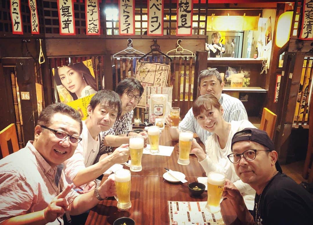 のインスタグラム：「明日のリハーサルは無事に終了して、打ち合わせを兼ねて前夜祭🌸 とても良い感じになりました😊楽しみにしていて下さいね♪ やっぱり奏でる音には人間性が現れる気がします。温かいメンバーに支えて頂き感謝です☆彡 明日が楽しみでなりません(｡･_･｡) . #なまら安玉音楽会 #NOCTYBROS. #北広アキ」