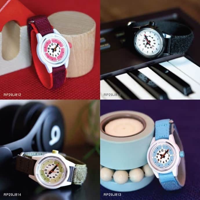 TiCTACさんのインスタグラム写真 - (TiCTACInstagram)「funpunclock to wear! ¥5,500+tax ,¥6,000+tax （9月21日発売予定）「時計の読めない子が、読みたいと思うアナログ時計」として2014年にスタートした「fun pun clock（ふんぷんくろっく）」の腕時計が登場します。モンテッソーリ教育を土台にした幼児の理解を促すデザイン、ひとりでも着脱しやすいベルクロ素材のストラップ、着けたまま手洗いできる10気圧防水、電池交換不要の光発電と、子供用の時計として理想的な仕様。選び抜いた繊細な配色が子どもの感性を育てます。幼稚園・保育園の卒園記念品にもおすすめ。「親子でおそろい」が楽しめる大人用もございます。 ご予約の方に<ランチトート>&<時計の読み方スタディメモ>をプレゼント、TiCTAC系列各店とオンラインストアでご予約受付中です。 #funpunclock  #funpunclocktowear #ふんぷんくろっく #funpungram #kidswatch  #キッズウォッチ #子供用腕時計 #リンクコーデ #時計 #腕時計 #watch #tictac #チックタック  #モンテッソーリ教育 #モンテッソーリ @funpunclock  @yokodobashi  @smileqandq  photo: @kojifukuzaki」8月31日 11時16分 - tictac_press