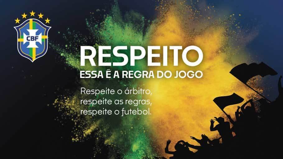 サッカー ブラジル代表チームさんのインスタグラム写真 - (サッカー ブラジル代表チームInstagram)「Saiba mais sobre a campanha "Respeito: Essa é a regra do jogo" em cbf.com.br!」8月31日 3時04分 - cbf_futebol