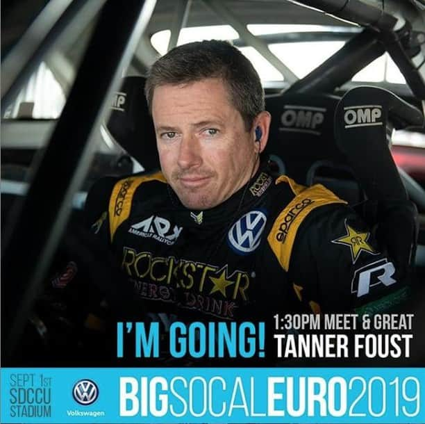 タナー・フォウストさんのインスタグラム写真 - (タナー・フォウストInstagram)「Come by #BigSoCalEuro this Sunday 9/1 for a Meet & Greet at 1:30PM at the @vw booth!」8月31日 4時20分 - tannerfoust