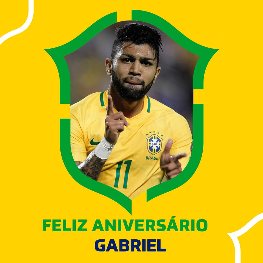 サッカー ブラジル代表チームさんのインスタグラム写真 - (サッカー ブラジル代表チームInstagram)「Tem aniversário de campeão olímpico hoje! ⠀ Gabriel Barbosa, que conquistou o ouro em 2016, completa mais um ano de vida. Parabéns! 🏅⚽🇧🇷 ⠀ Foto: Rafael Ribeiro ⠀ #JogaBola #GigantesPorNatureza」8月31日 5時49分 - cbf_futebol