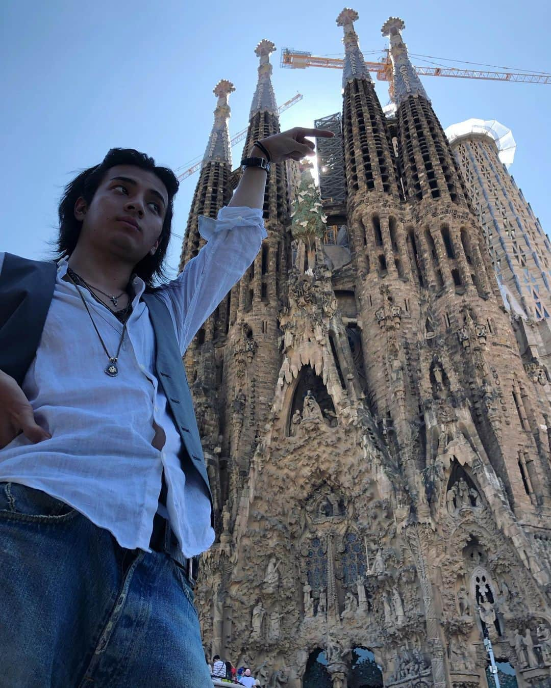 AMさんのインスタグラム写真 - (AMInstagram)「今年の家族旅行はバルセロナ🇪🇸🇪🇸🇪🇸 #Barcelona  #Famtrip #サクラダファミリアまだできてないって」8月31日 5時54分 - am_antime_