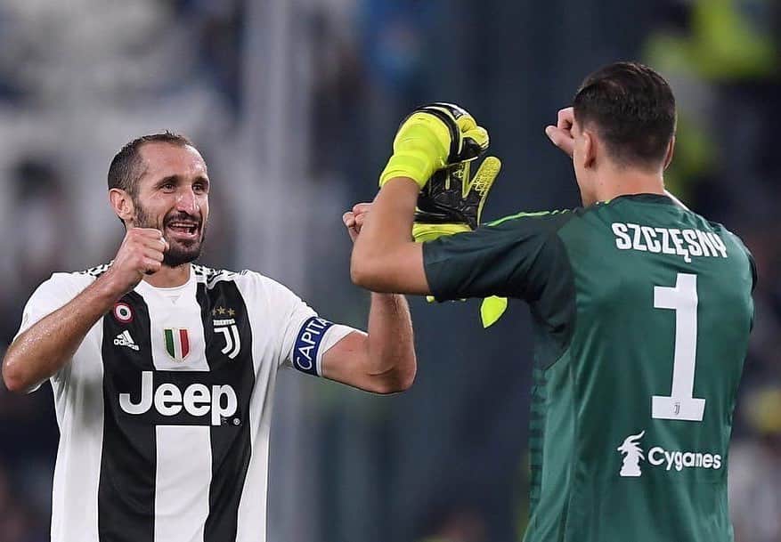 のインスタグラム：「All the best for your recovery Capitano @giorgiochiellini 💪」