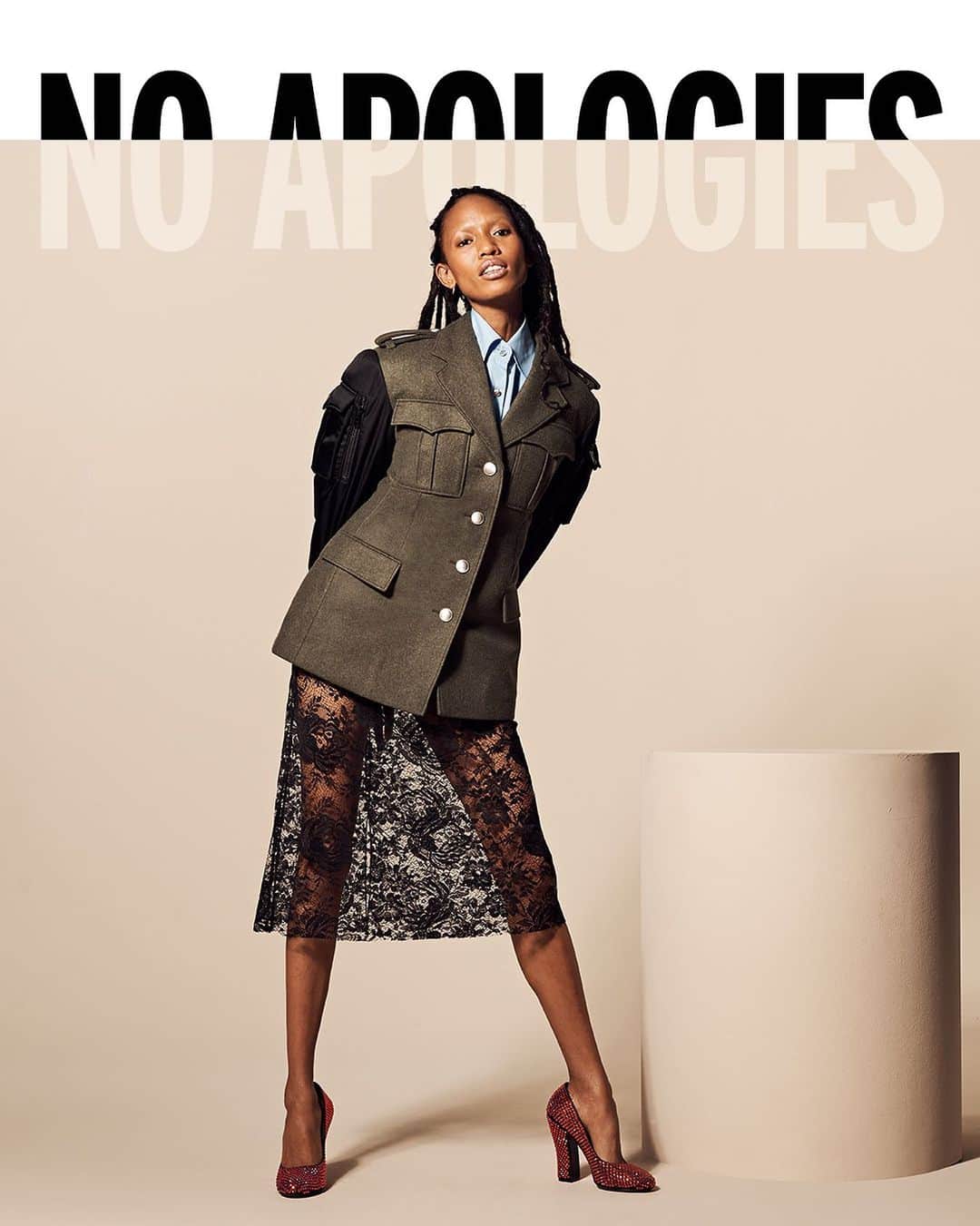Saks Fifth Avenueのインスタグラム：「ADESUWA AIGHEWI: “No one should ever apologize for being themselves.” @adesuwa in @prada #SaksStyle  Photographer: @lizcollinsphotographer Stylist: @solangefranklin Makeup: @maudlaceppe  Hair: @tamaramcnaughton」