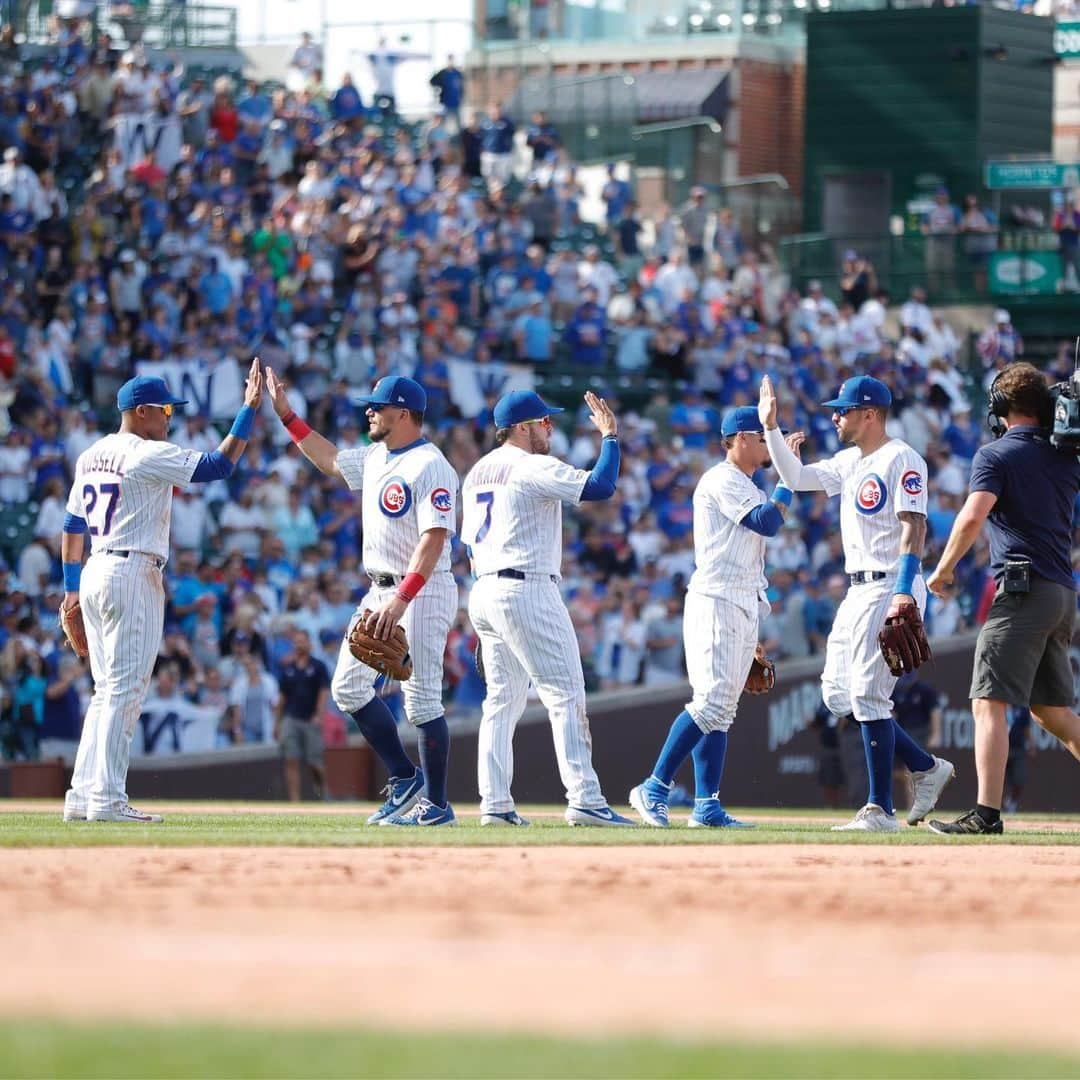 シカゴ・カブスさんのインスタグラム写真 - (シカゴ・カブスInstagram)「#Cubs win! #EverybodyIn」8月31日 6時41分 - cubs