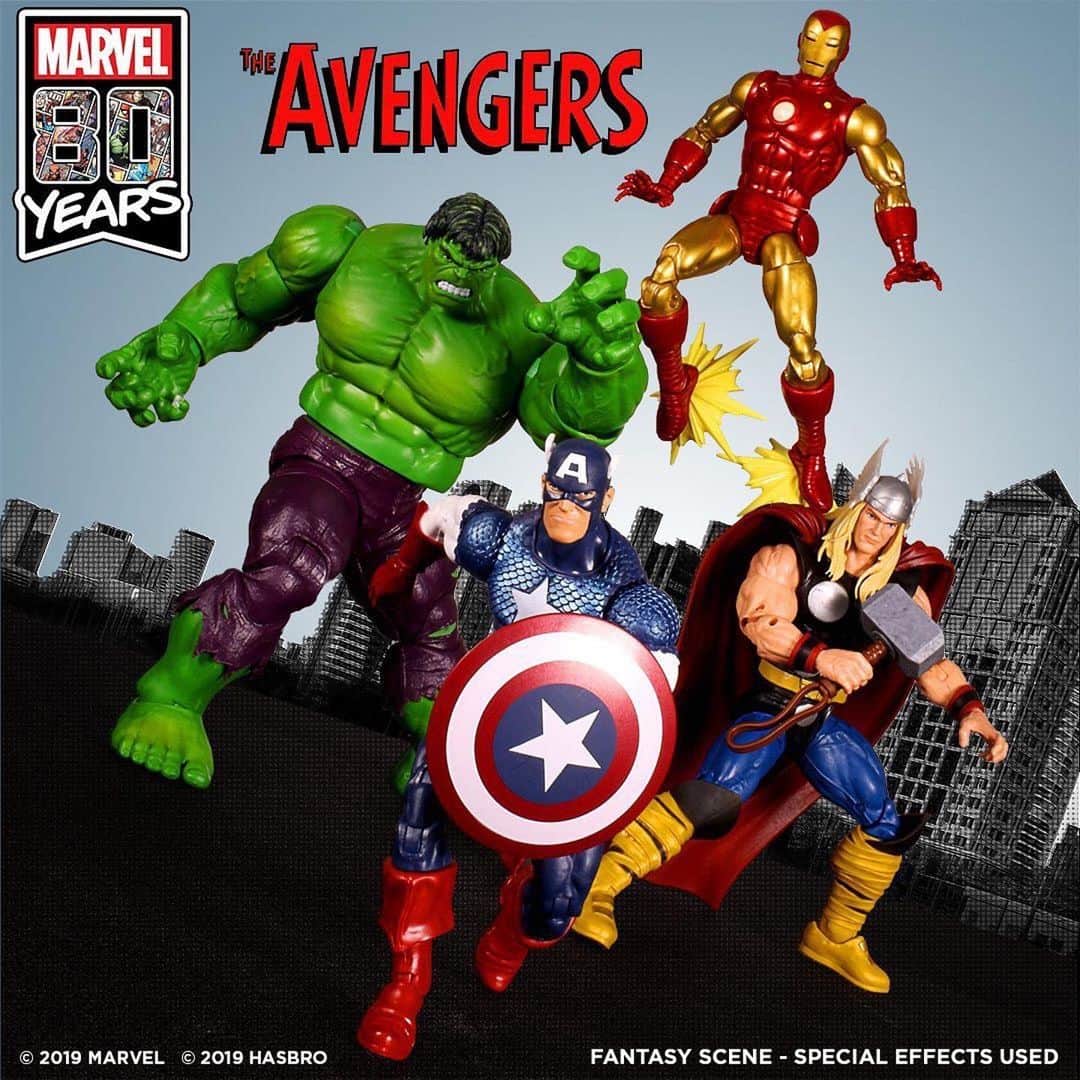 Marvel Entertainmentさんのインスタグラム写真 - (Marvel EntertainmentInstagram)「Avengers, assemble! Celebrating 80 years of Marvel Comics. (via @styledbymarvel) #Marvel80 #StyledByMarvel」8月31日 9時53分 - marvel