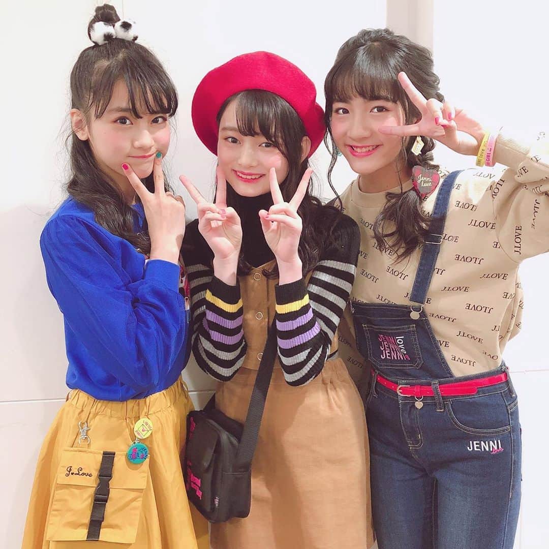 ニコ☆プチのインスタグラム：「. ジェニィ×ニコ☆プチイベント 一部の3人の様子をお届け〜💗 #ニコプチ #関谷瑠紀 #高比良由菜 #石山えこ #ジェニィ #ジェニィラブ #ニコプチ」
