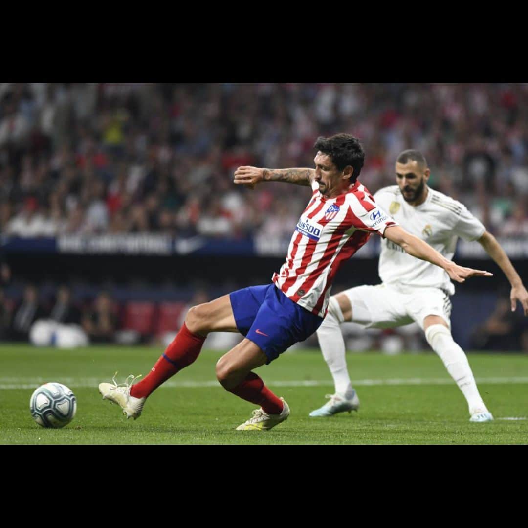 ステファン・サヴィッチのインスタグラム：「Seguimos creciendo !! 💪🏻 @atleticodemadrid #aupaatleti #laliga」
