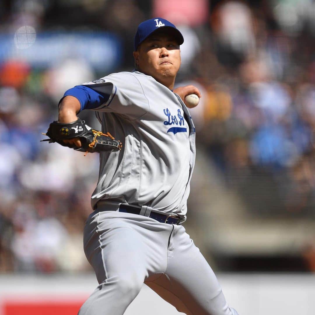 柳賢振のインスタグラム：「Keep going~~#dodgers」
