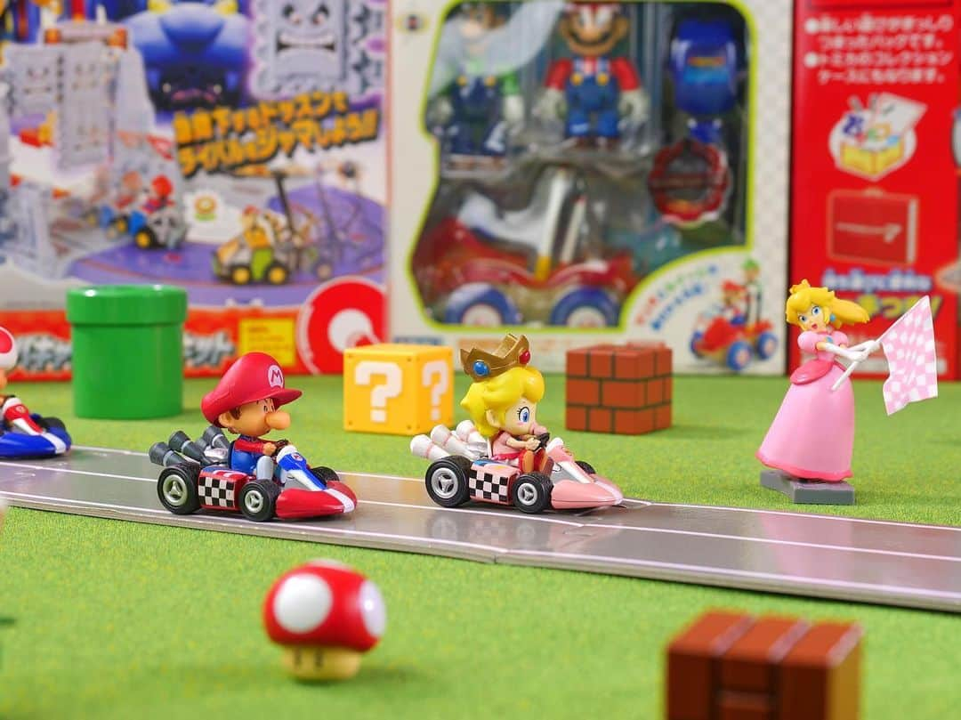 アルパコのインスタグラム：「#mariokart #mariokarttour #マリオカート #マリオカートツアー #マリカー #コマ撮り #stopmotion」