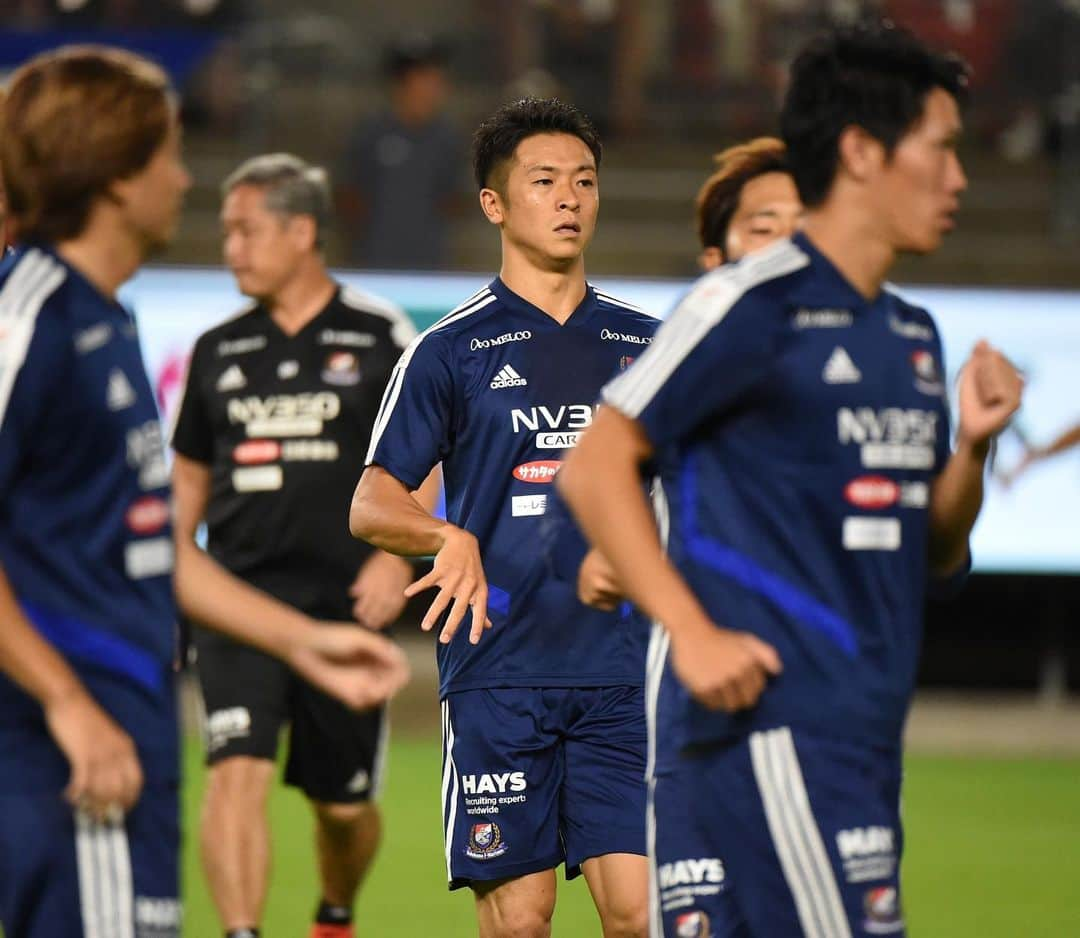 横浜F・マリノスさんのインスタグラム写真 - (横浜F・マリノスInstagram)「.﻿ #おかえり高野遼﻿ ﻿ #fmarinos #天皇杯 #EmperorsCup #warmup #ウォームアップ」9月25日 18時50分 - yokohamaf.marinos