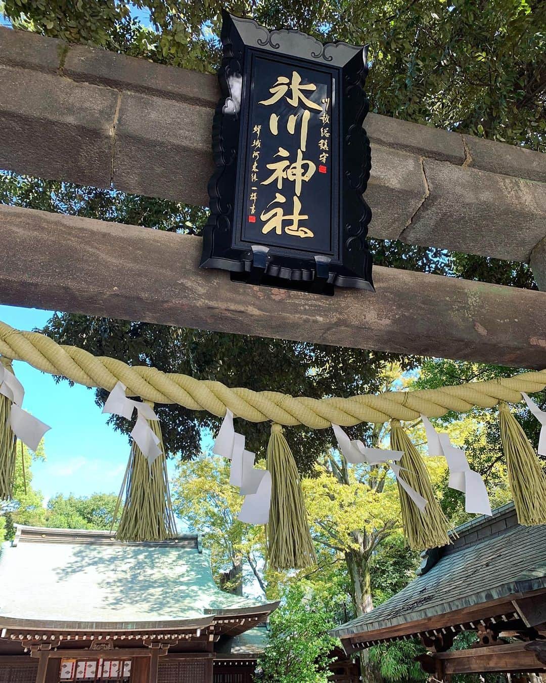 川越氷川神社さんのインスタグラム写真 - (川越氷川神社Instagram)「正面の鳥居に掲げた新たな扁額。﻿ 平成の御代替わりにあたり小渕官房長官が掲げた「平成」の文字を揮毫された河東純一先生（川越市在住）による社号を刻んだ扁額です。﻿ ﻿ #川越氷川神社﻿ #扁額﻿ #鳥居﻿ #神社﻿ #川越﻿ #小江戸川越  #kawagoe」9月25日 18時50分 - kawagoe_hikawa