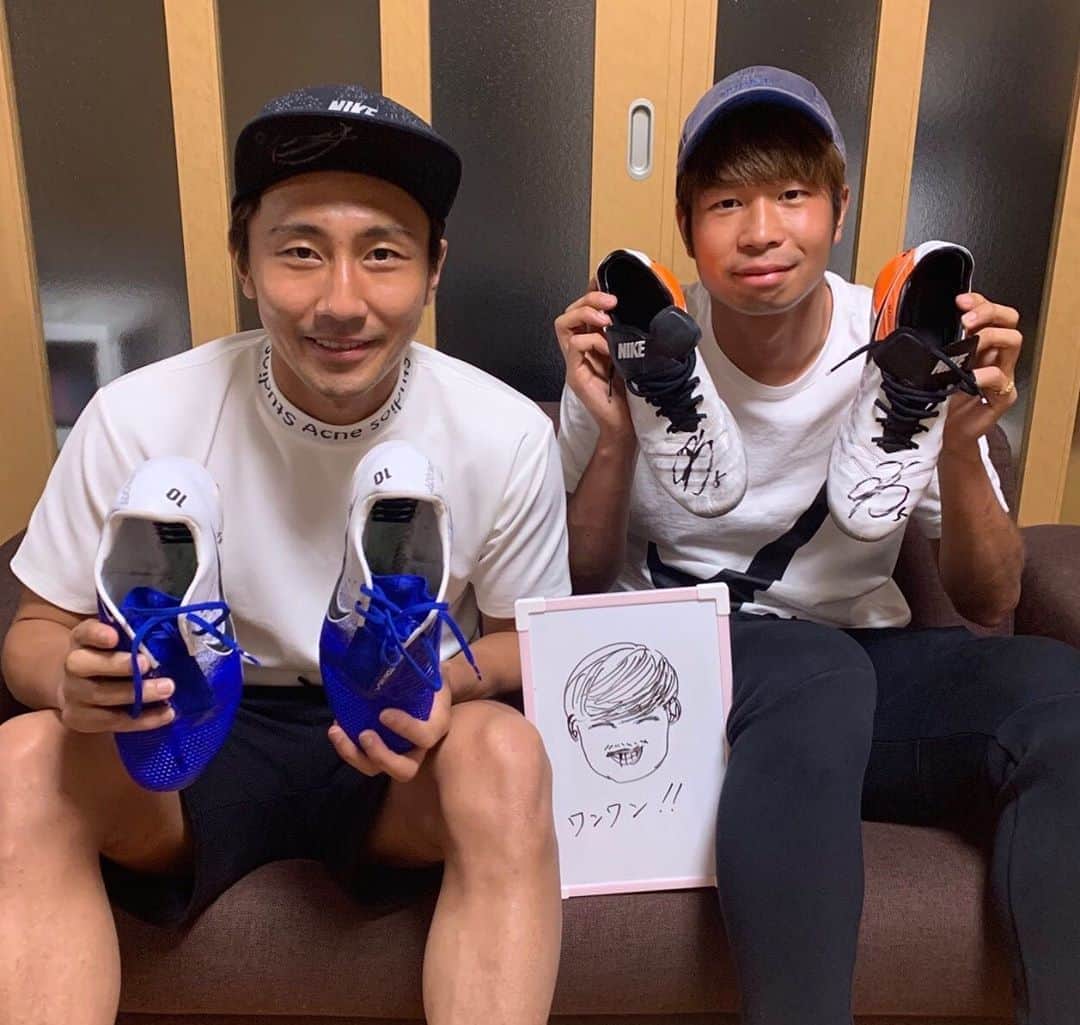 のインスタグラム：「昨日のLINE LIVE見てくれた皆さんありがとうございました❗️ そして沢山のコメントやアイテムありがとうございます🙌 僕も弦太も楽しませてもらいました！ またいつか配信したいと思います！ #LINELIVE#LINE#配信#倉田秋#三浦弦太#ありがとうございました!」