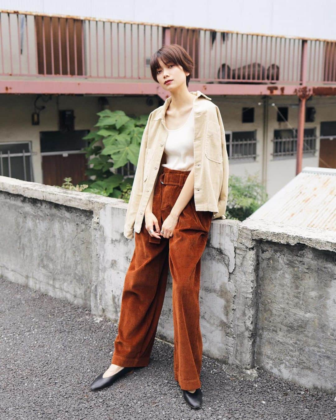 岩本ライラさんのインスタグラム写真 - (岩本ライラInstagram)「秋🍠 @drop_tokyo @gap_jp  #ギャップコーデュロイ #Gapコーデュロイ #コーデュロイ」9月25日 19時45分 - lylaa05