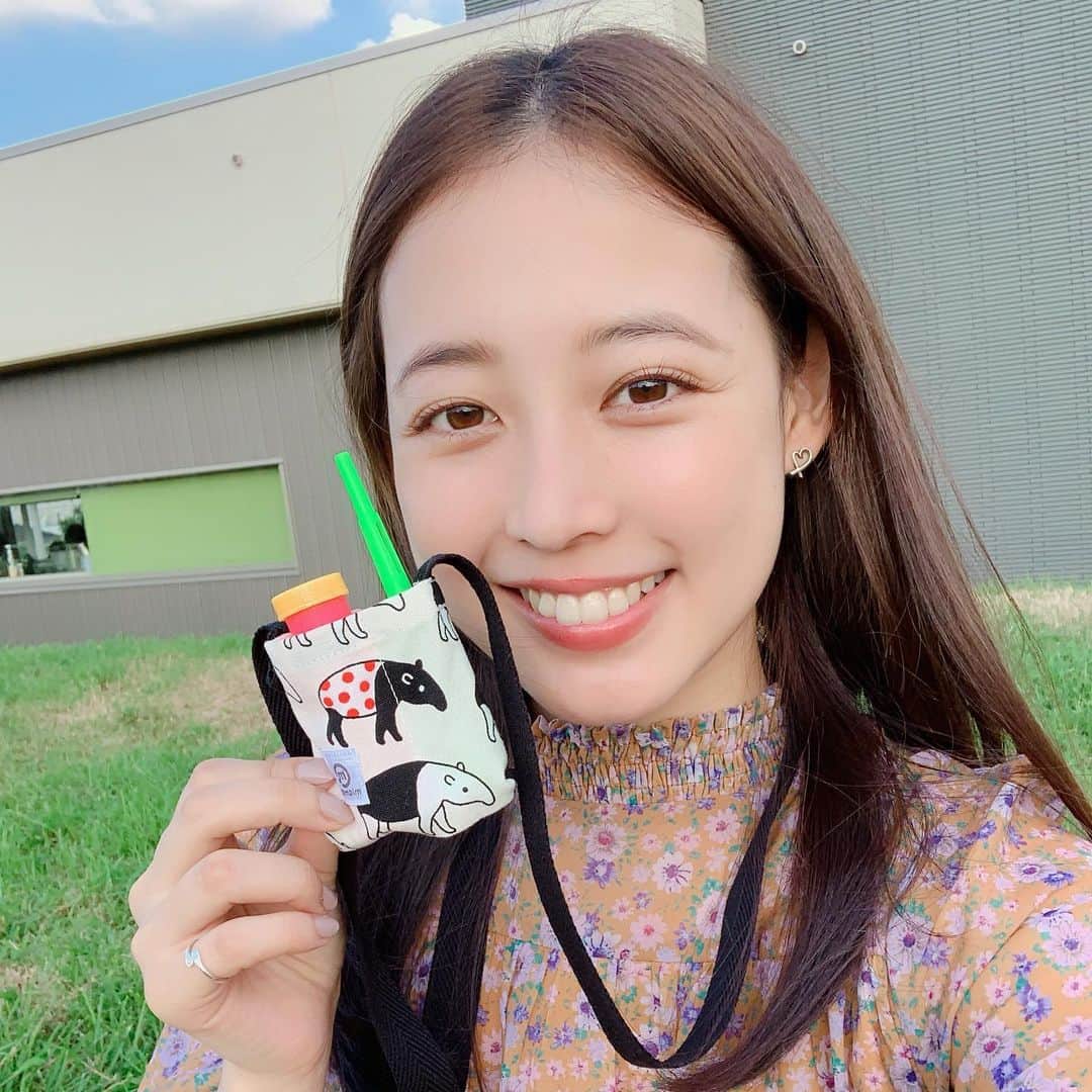 松井まりのインスタグラム：「フリーマーケットでシャボン玉用の可愛い入れ物とシャボン玉ゲットした🎈」