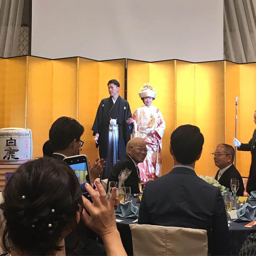 森田展義さんのインスタグラム写真 - (森田展義Instagram)「Yasuyo + Yuhei Happy Wedding ㊗️ I really hope you’ll spend happy life forever❣️ #芸人 #結婚式 #幸せいっぱい #笑いいっぱい #Sohappy」9月25日 22時28分 - nobmorley