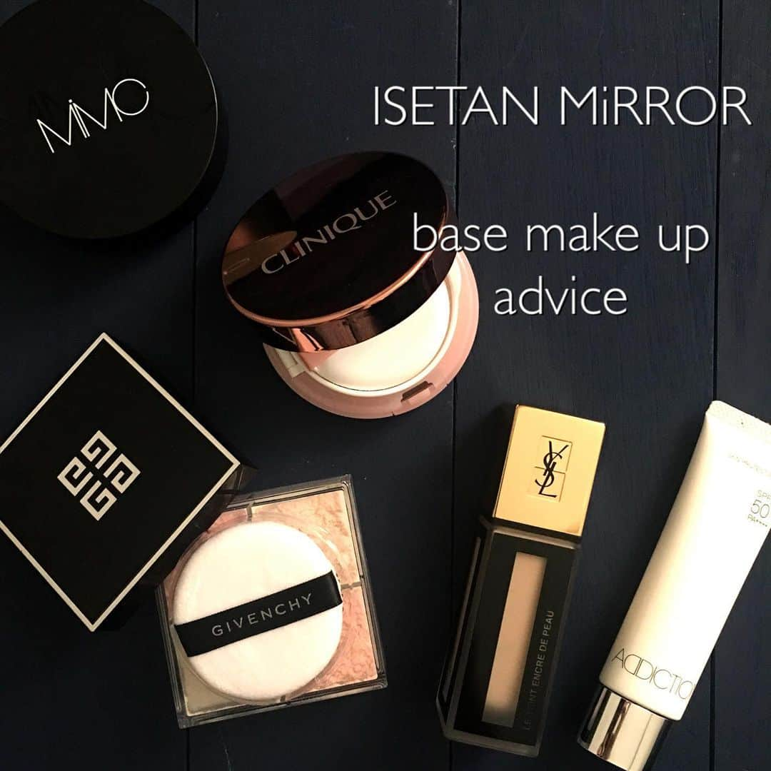 ISETAN MiRRORさんのインスタグラム写真 - (ISETAN MiRRORInstagram)「. . 【ISETAN MiRROR make-up advice】10月開催店舗のお知らせ . . イセタン ミラー ビューティスタイリストがさまざまなブランドの商品を使い、お客さまのお好みに合わせたベースメイクをご提案いたします。 .  ご予約は店頭、またはお電話で。 , . .  イセタン ミラー 東京ミッドタウン日比谷店 10月5日12日19日26日 各日11:00～18:30(最終受付17:30) . .  イセタン ミラー ルミネ新宿店 10月4日(金) 12:00～17:00(最終受付16:00) . .  イセタン ミラー ららぽーと TOKYO-BAY店 10月23日(水) 11:00～18:30(最終受付17:30) . . イセタン ミラー ルミネ横浜店 10月27日(日) 11:00～18:30(最終受付17:30) . . ・予定していた内容やイベントは変更になる場合がございます。予めご了承ください。 . . .  #isetanmirror #イセタンミラー  #isetanmirrormakeupadvice #メイクアドバイス会 #メイクアドバイス #ベースメイク #ポイントメイク #ご予約受付中 #イセタンミラー各店の店舗情報はイセタンミラーhpをご覧ください  #東京ミッドタウン日比谷 #ルミネ新宿 #ららぽーとtokyobay  #ルミネ横浜 #cosme #cosmetics #コスメ #コスメティクス #化粧品 #make #makeup #メイク #メイクアップ #コスメ好きさんと繋がりたい  #メイク好きな人と繋がりたい」9月25日 23時20分 - isetanmirror