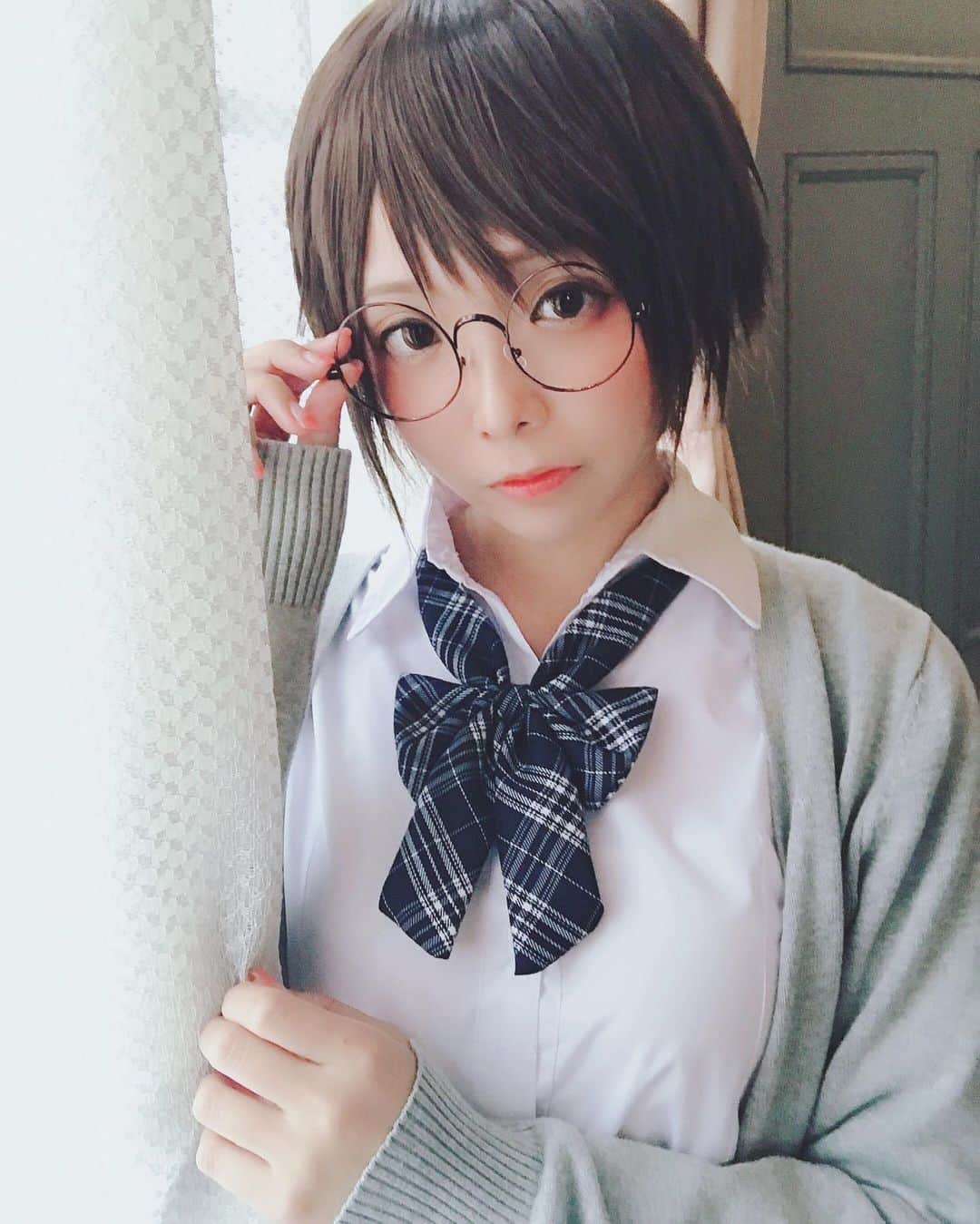 小桃のインスタグラム：「#nextcosplayer2019 #nextcosplayerinasia2019project  #nextcosplayer #福岡 #fukuoka #uniform #JK #制服 #女の子 #自撮り #selfie」